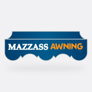 Mazzas Awning logo by Zone Graphix