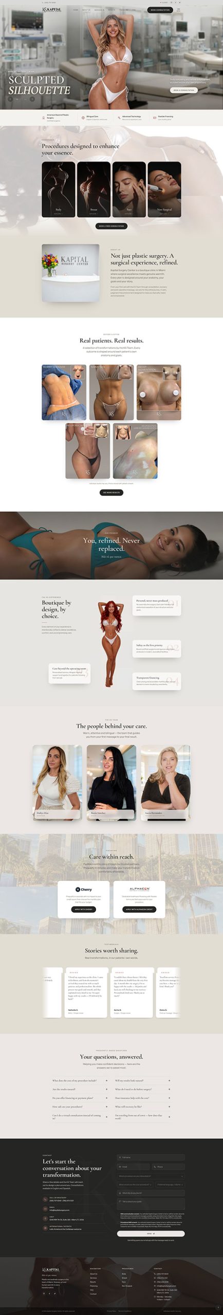 Kapitalsurgery website by Zone Graphix